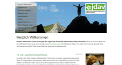 Desktop Screenshot of jdav-konstanz.de
